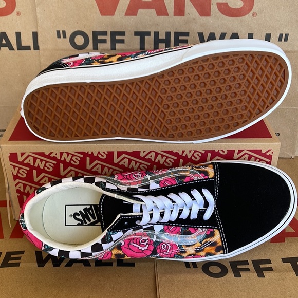 Vans Old Skool Rose Animal check True White/Multi WMNS sneakers - Picture 5 of 16